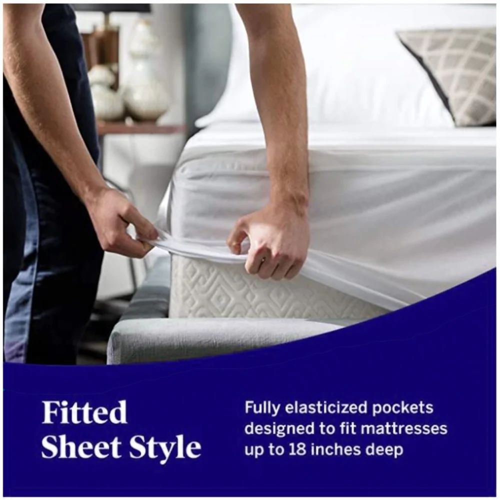 UltraFlex® INSPIRE PLUS Orthopedic Luxury Gel Memory Foam, Optimal Comfort, Breathable, Eco-friendly Mattress with Waterproof Mattress Protector (Made in Canada)