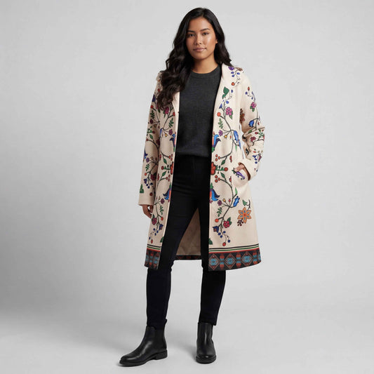 OLDTRIBES™ Ivory Winter Long Coat