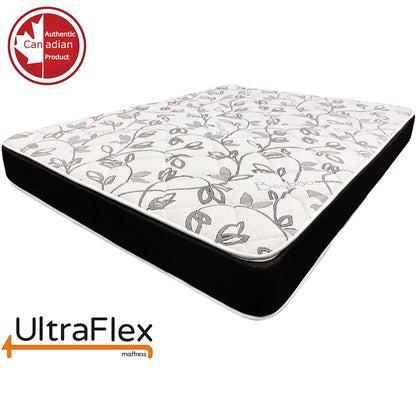 UltraFlex® ZENITH- High-Density Pressure Relief Soy Foam, Temperature Regulating Cooling Gel, Spinal Care, Orthopedic Mattress With Posture Support (Made in Canada)- With WaterProof Mattress Protector