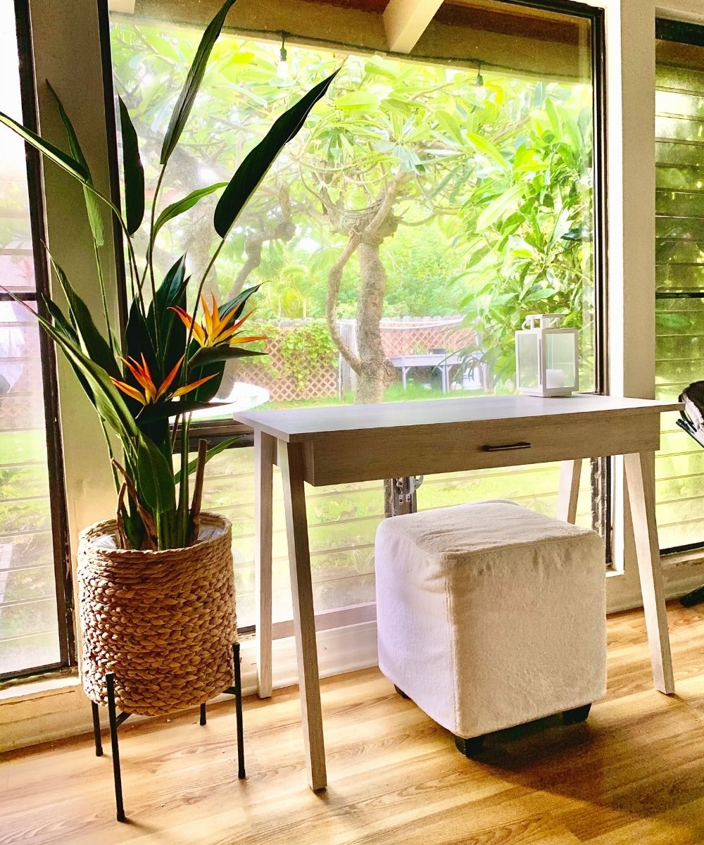 Isha Natural Braided Planter
