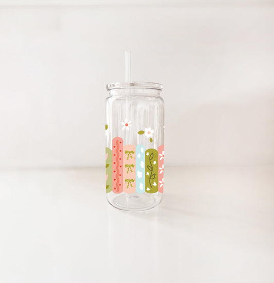 Verre en plastique 16oz - PRINTEMPS