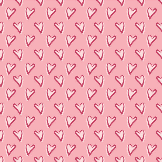 Valentines Hearts Border Adhesive Vinyl #2