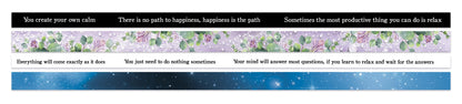 Jenine's Mindful Art Washi Tape Time to Relax 47x47mm 4 RL nr.03