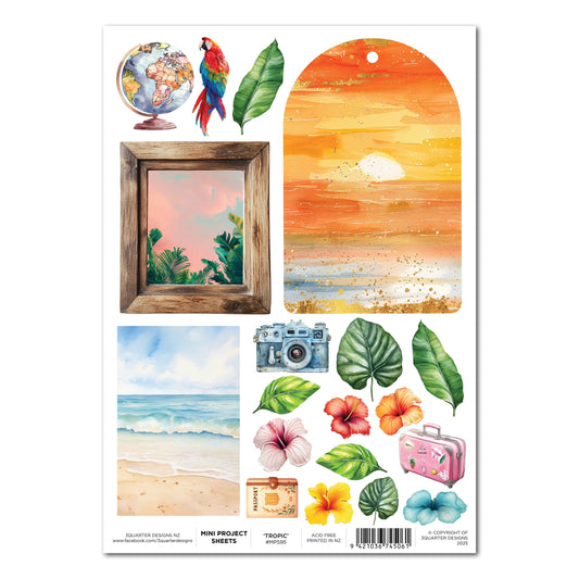 3Quarter Designs Tropic Excursion - Mini Project Sheet