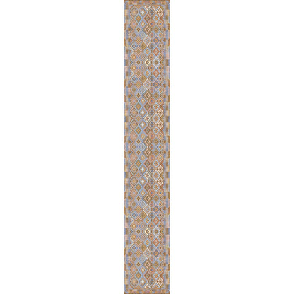 Assania Blue Brown Multi Teppich