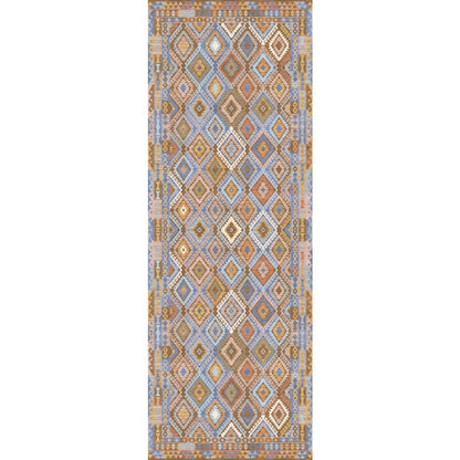 Assania Blue Brown Multi Teppich