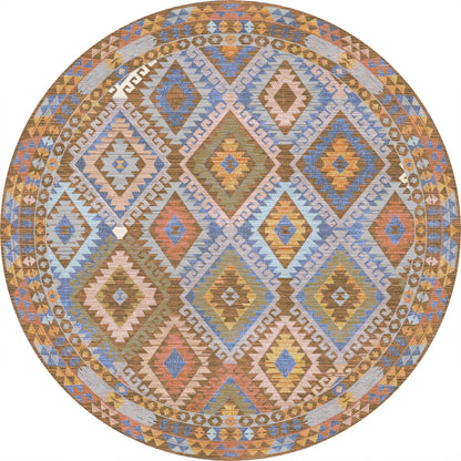 Assania Blue Brown Multi Teppich