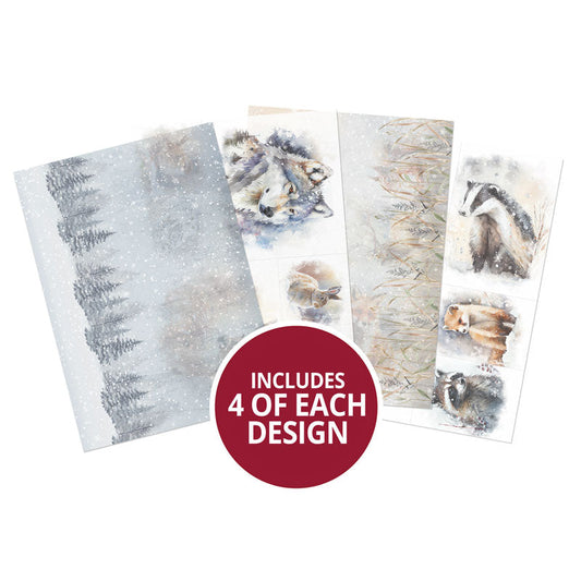 Winter Woodland Printed Parchment
