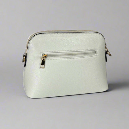 Temptation Italy Faux Leather Small Crossbody Bag with Floral Design