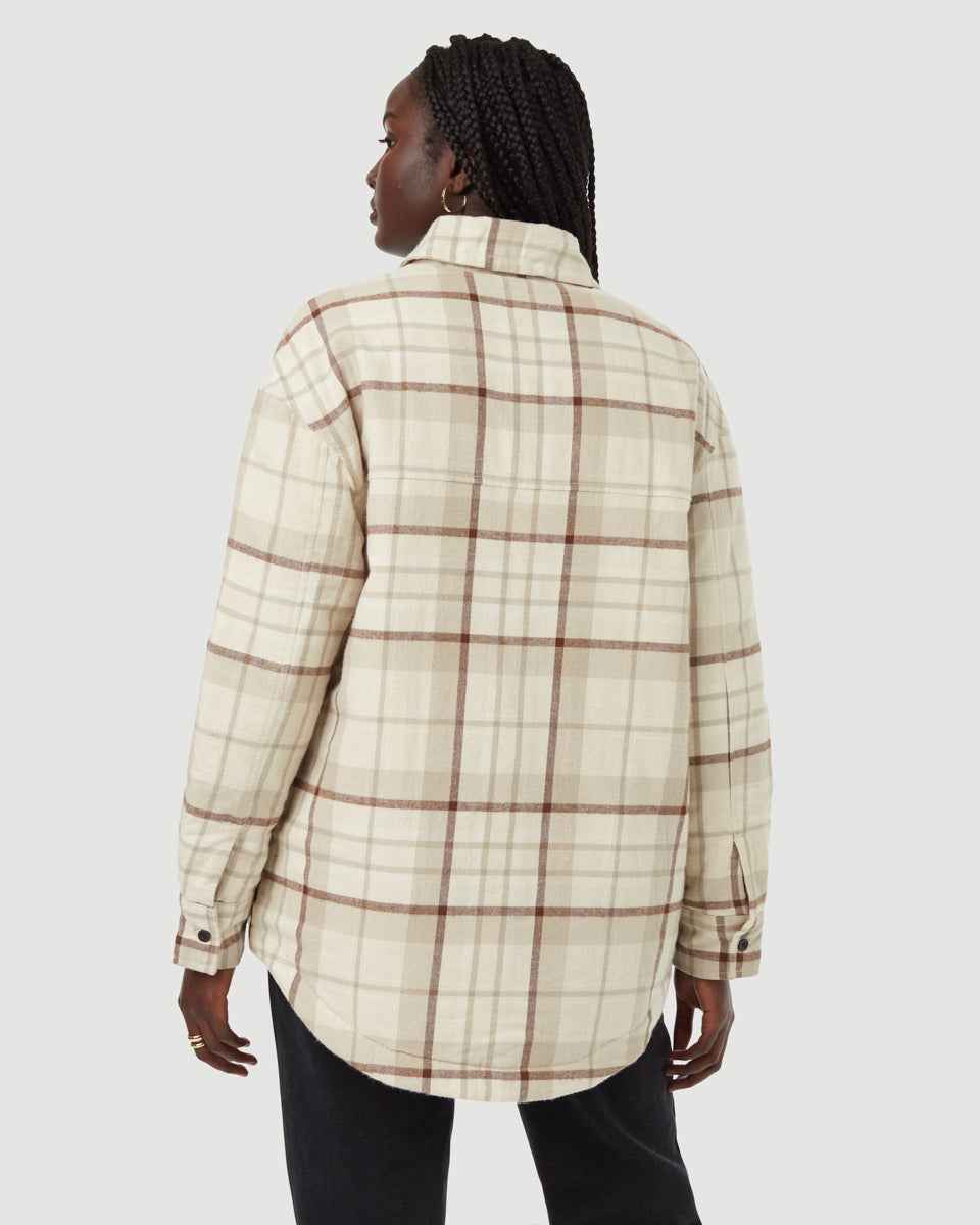Kapok Flannel Insulated Jacket