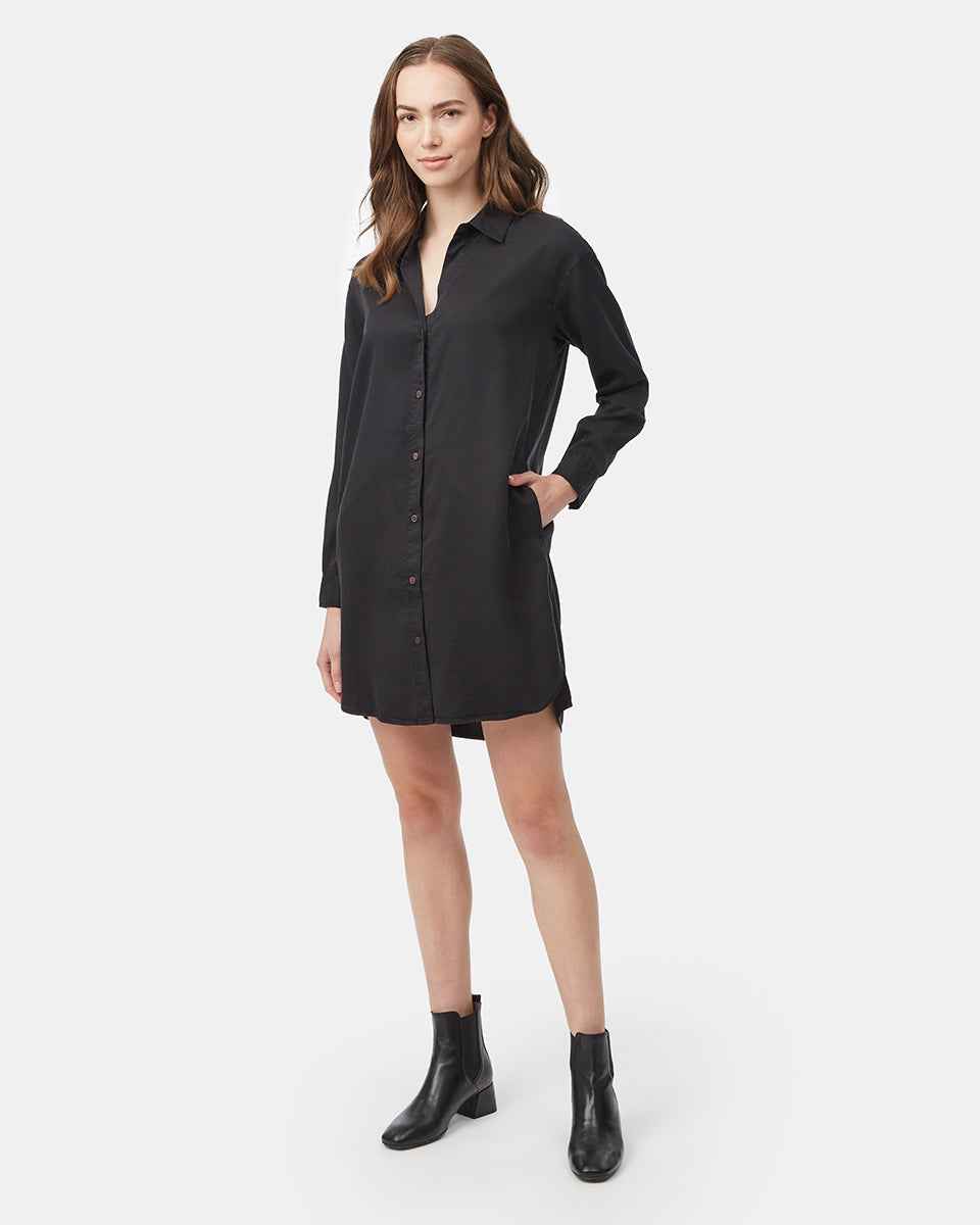 Oversized Shirt Dress