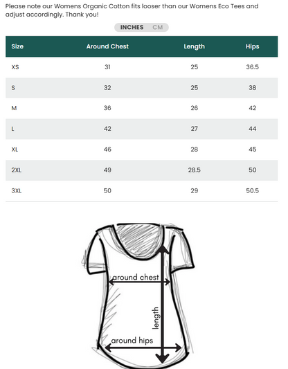MAPLE LEAF Women's 100% Organic Cotton Tee - Magenta