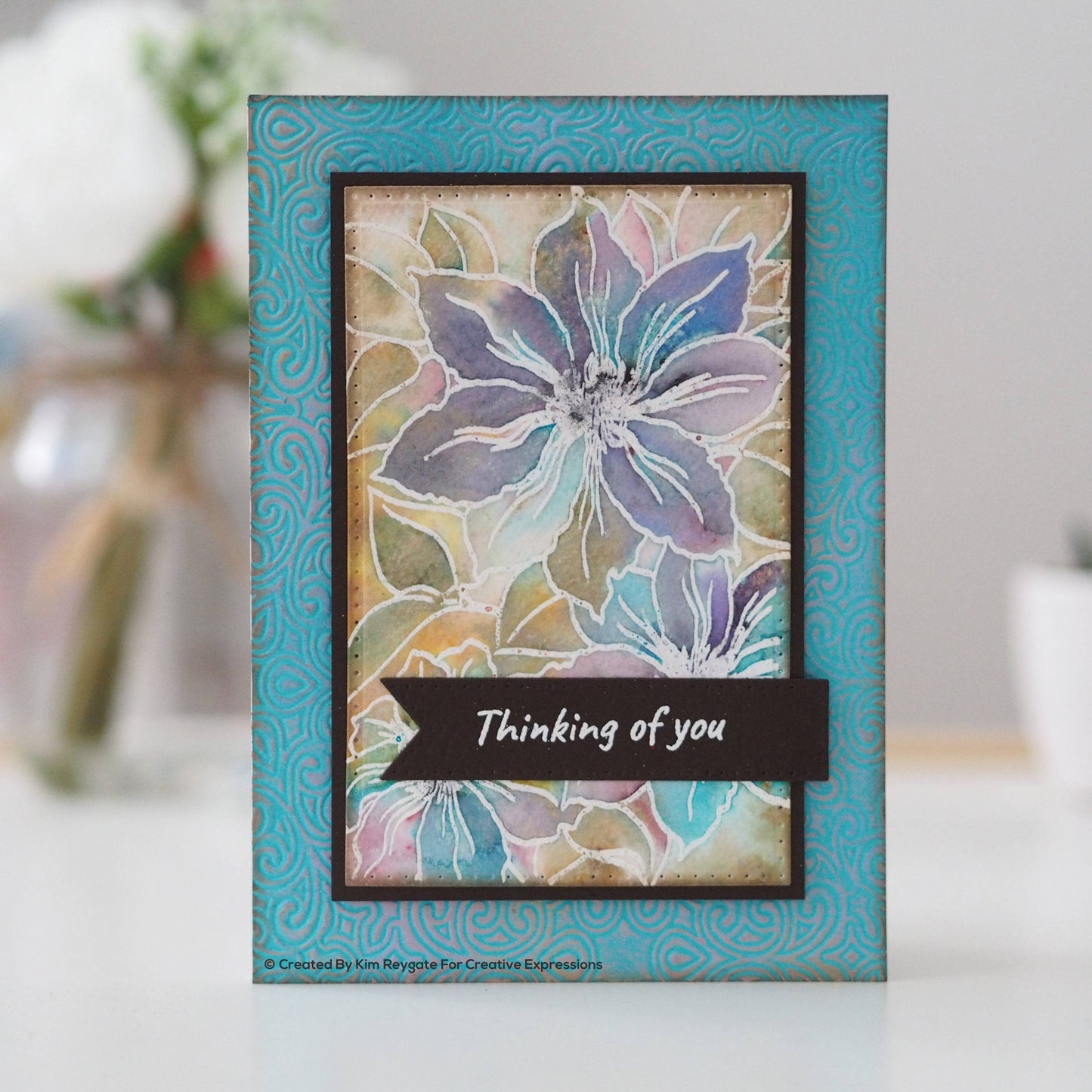 Woodware Clear Singles Letting Go 4 in x 6 in Stamp
