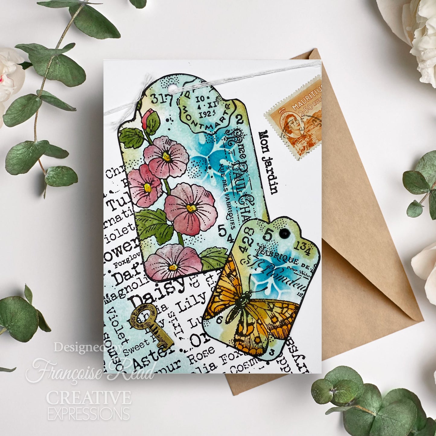 Woodware Clear Singles Garden Tags 6 in x 8 in Stamp