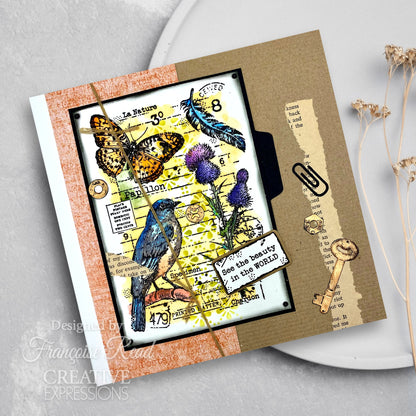 Woodware Francoise Read Mon Jardin 8 in x 8 in Paper Pad
