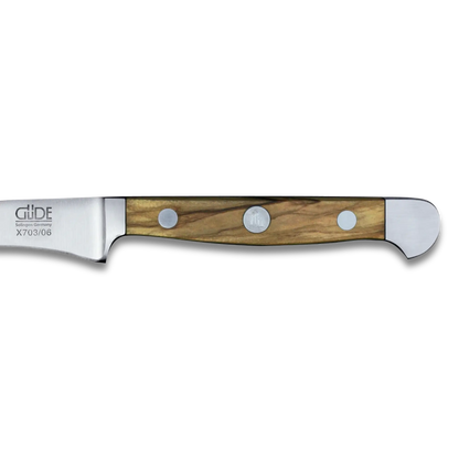 ALPHA OLIVE | Pairing Knife 2.36" | Forged Steel / Olive wood handle