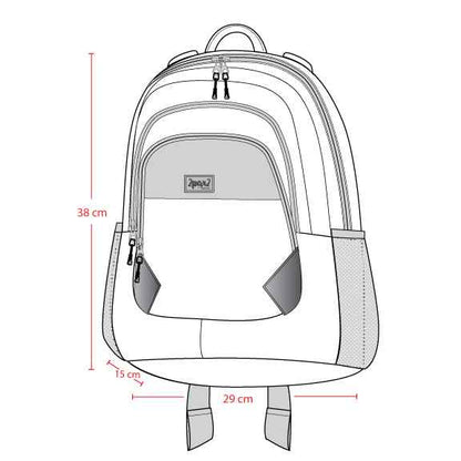 Little Kids Backpack Blue Printed Dinos