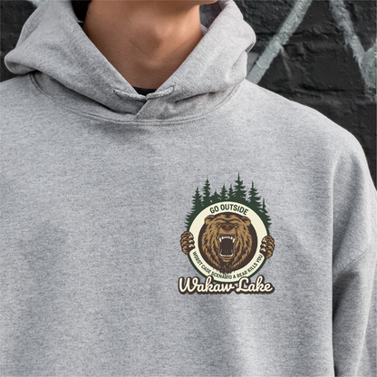 Go Outside Unisex Hoodie | Lake Apparel | Camping Apparel