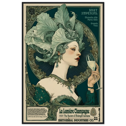 La Lumière Champagne - Poster & Framed Print