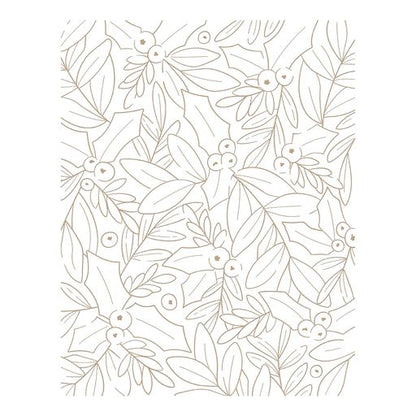 Glimmer Holly Background Hot Foil Plate from the De-Light-Ful Christmas Collection by Yana Smakula