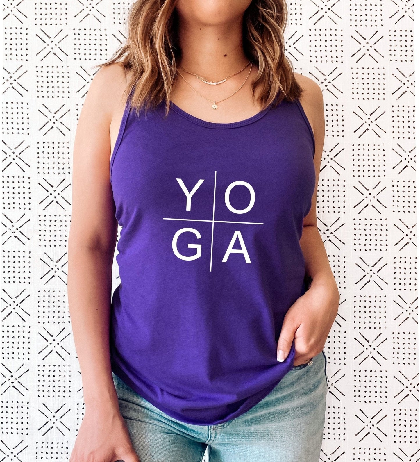 Abstract YOGA Tank Top