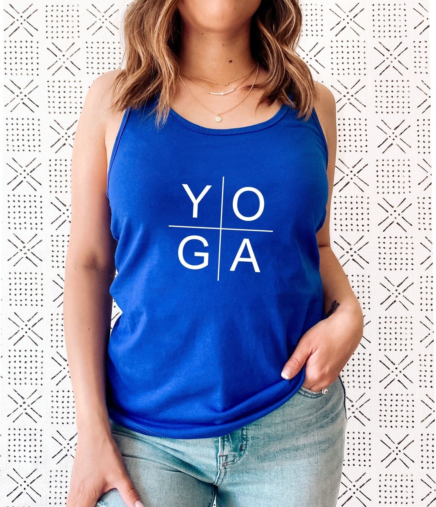 Abstract YOGA Tank Top