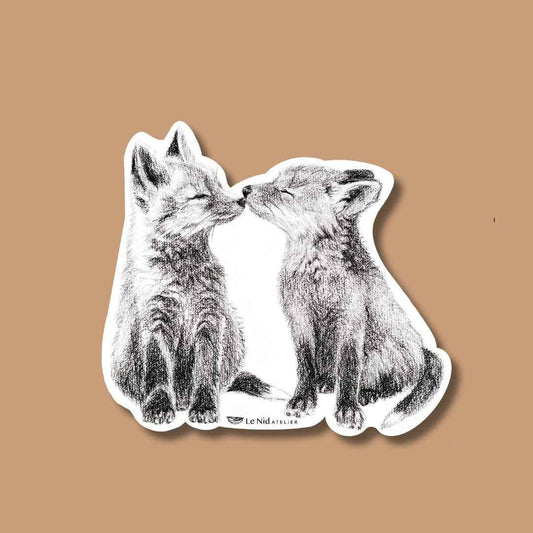Adorable Foxes Magnet