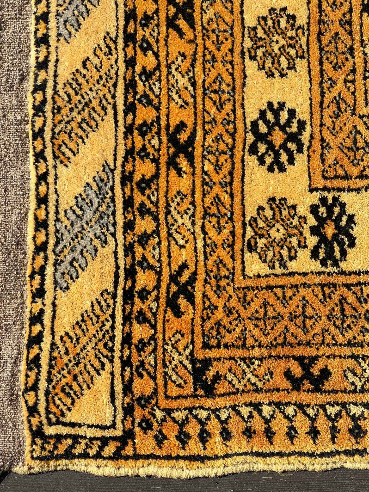 Afghan Bokhara Runner Rug | 3' 5" x 9' 4"