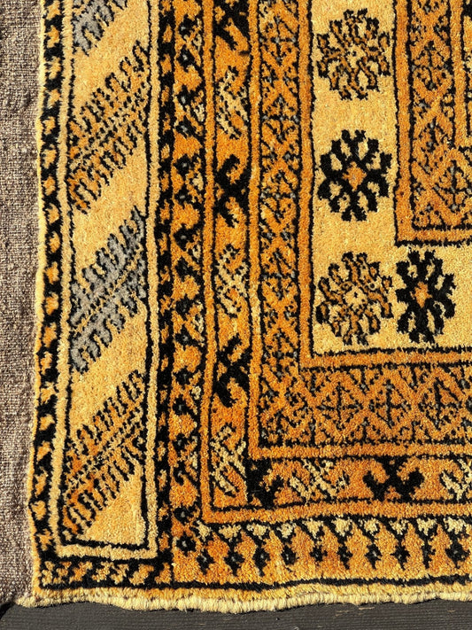 Afghan Bokhara Runner Rug | 3' 5" x 9' 4"