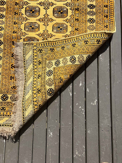 Afghan Bokhara Runner Rug | 3' 5" x 9' 4"