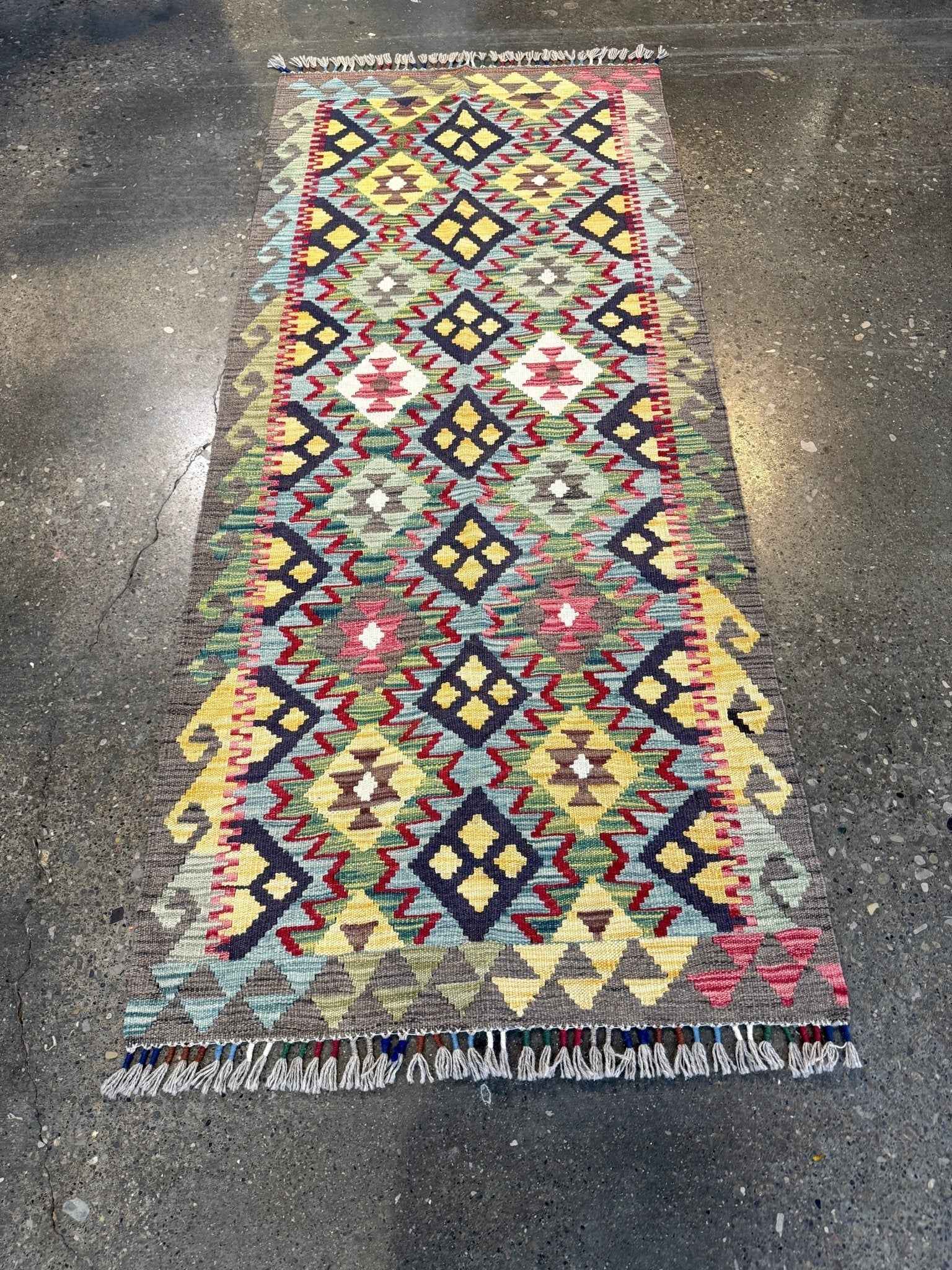 Afghan Maimana Kilim Rug | 2' 8" x 6' 3"