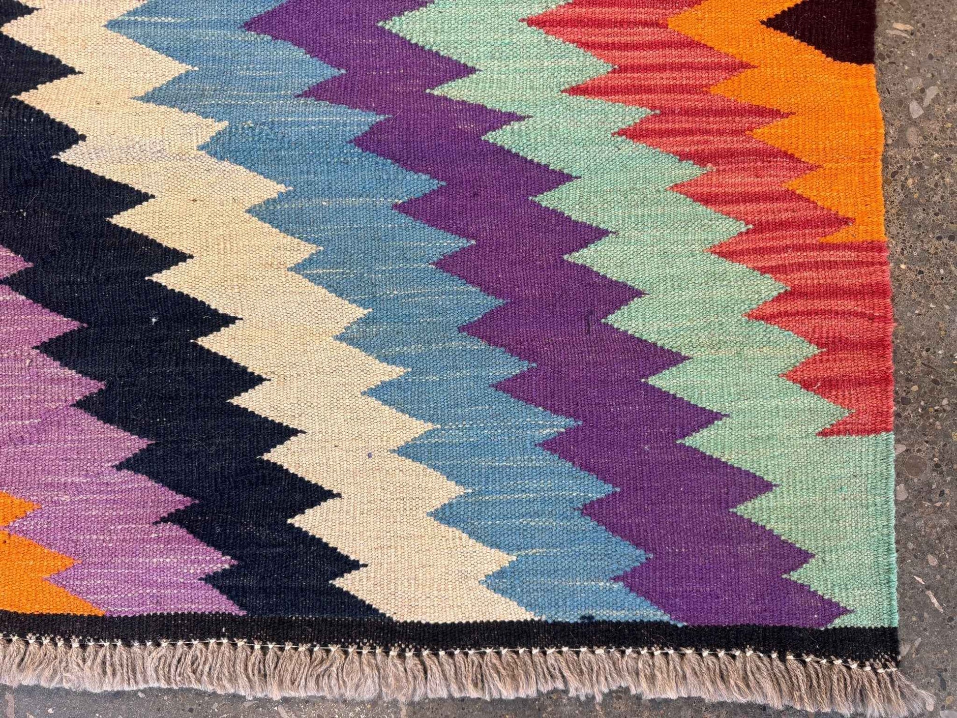 Afghan Maimana Kilim Rug | 3' 6" x 5'
