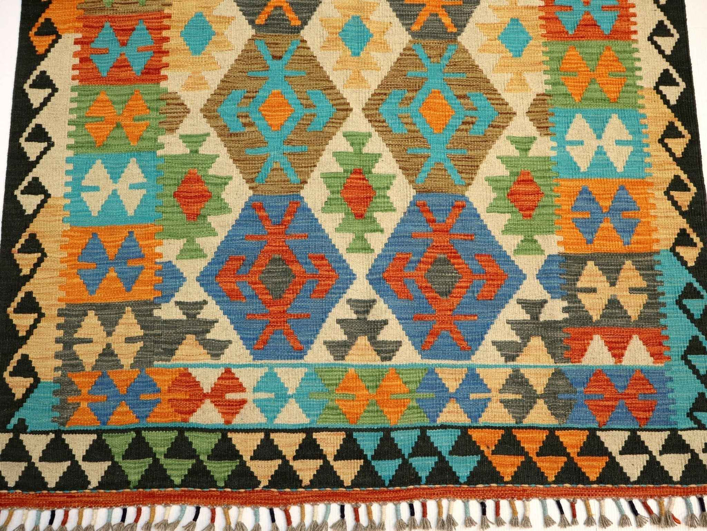 Afghan Maimana Kilim Rug | 4' 2" x 6' 6"