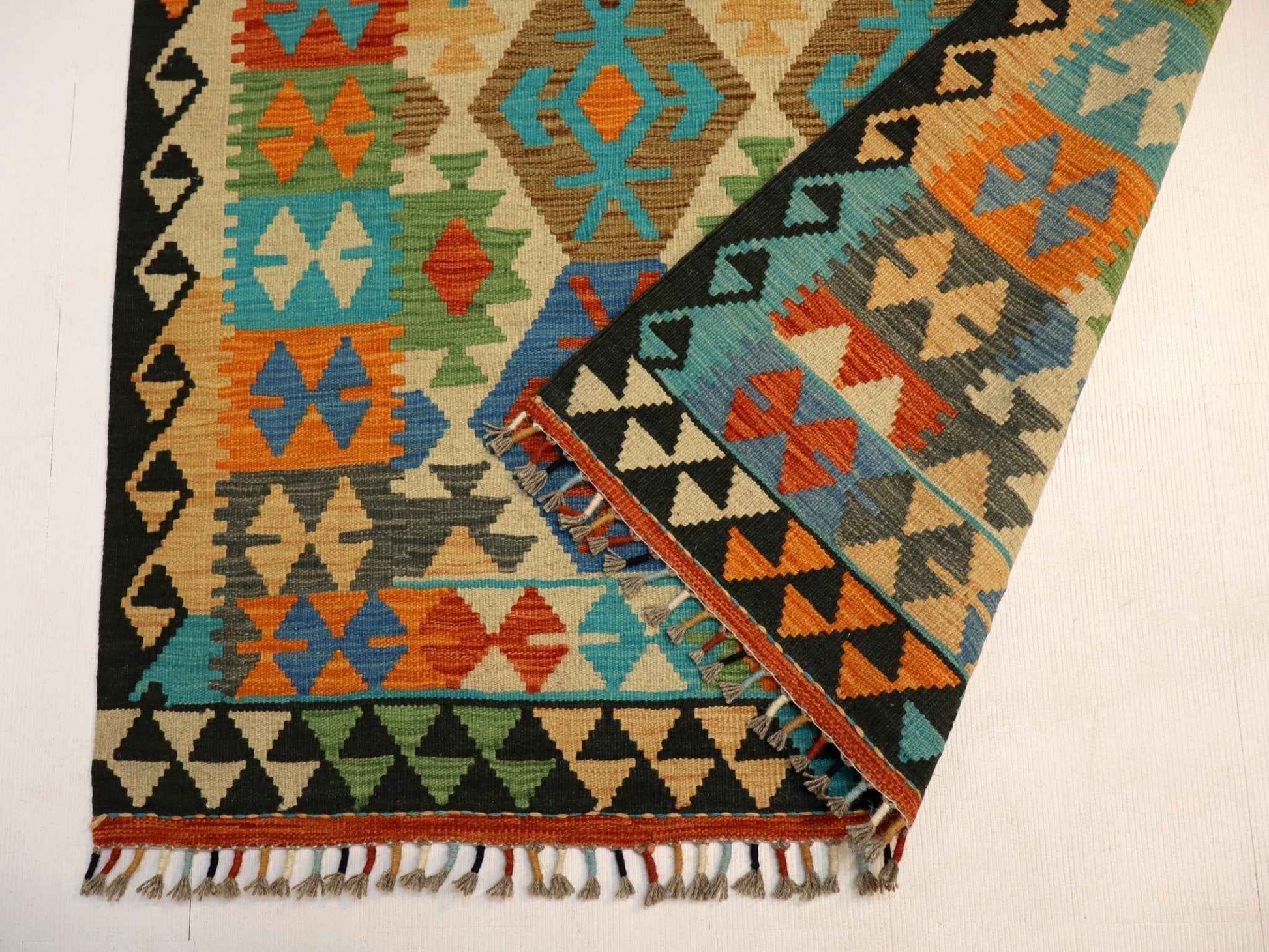 Afghan Maimana Kilim Rug | 4' 2" x 6' 6"