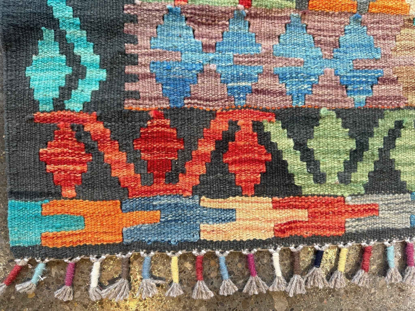 Afghan Maimana Kilim Rug | 6' 6" x 9' 8"