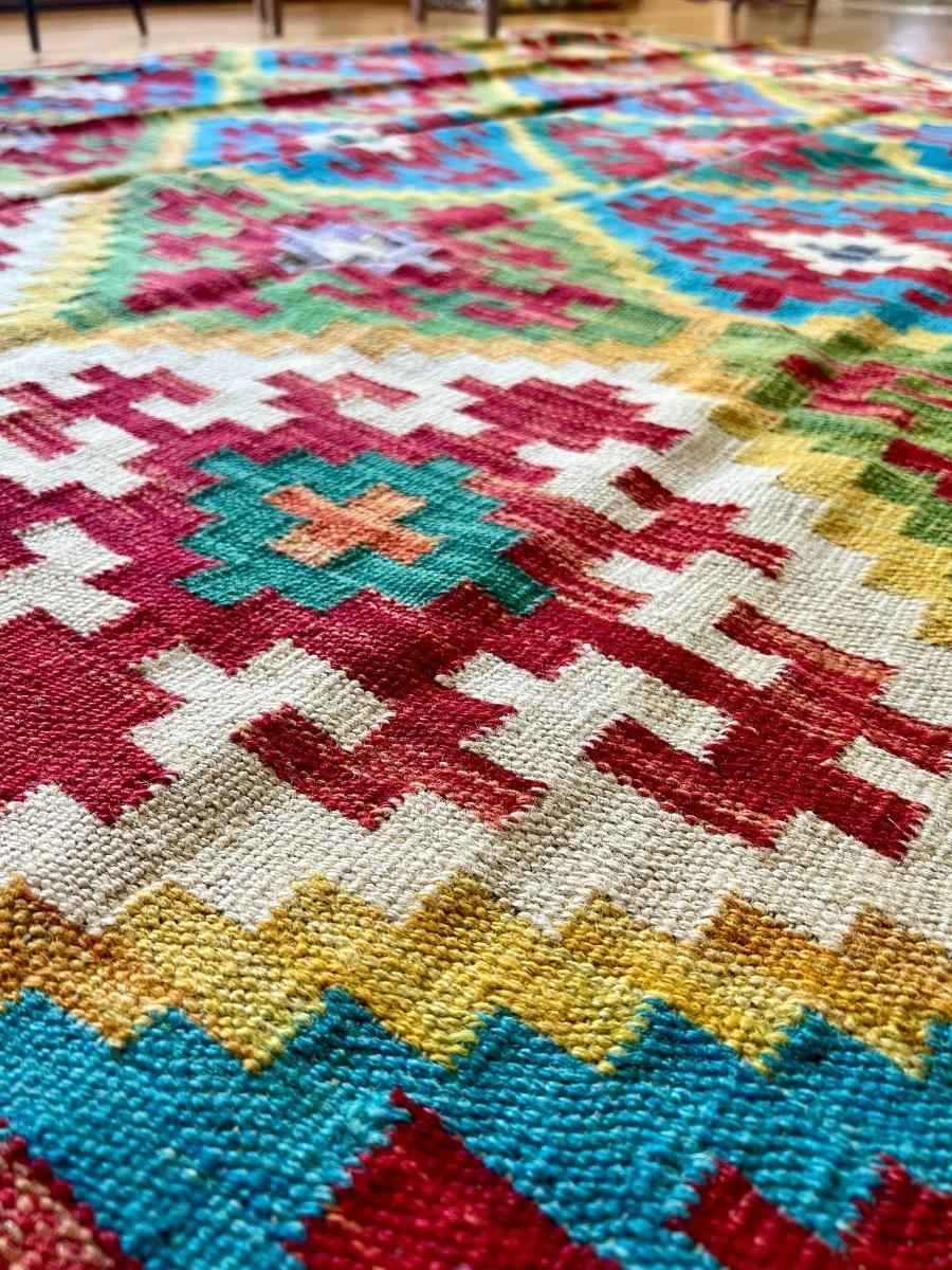 Afghan Maymana Kilim Rug | 8' x 5' 9"