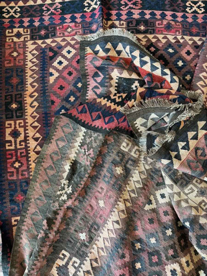 Afghan Uzbek Kilim Rug | 7' 10" x 10' 6"