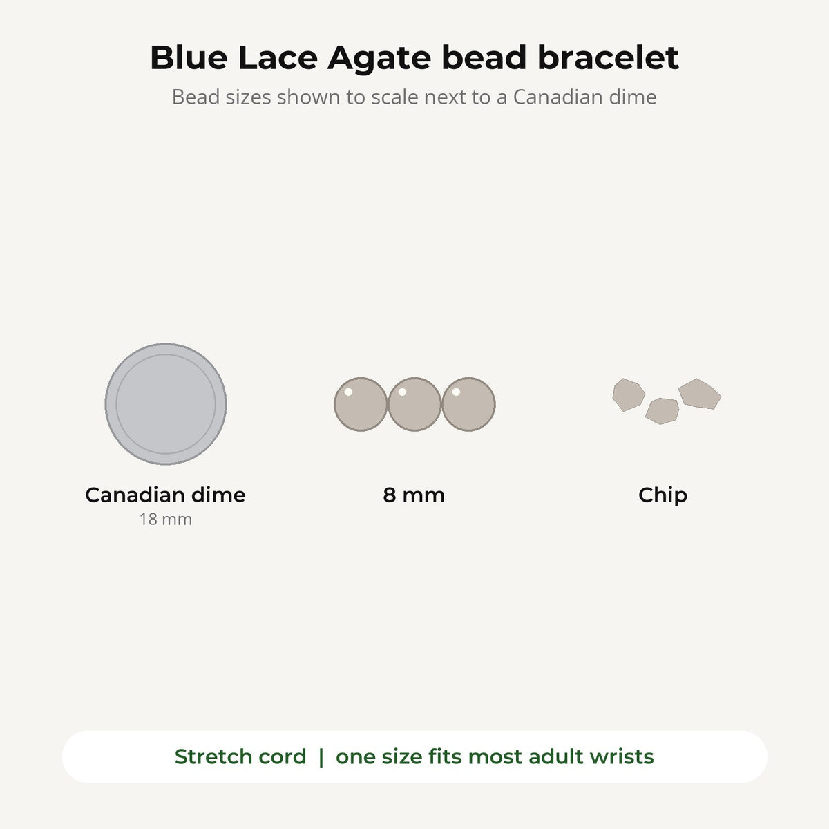 Agate Blue Lace Bracelet