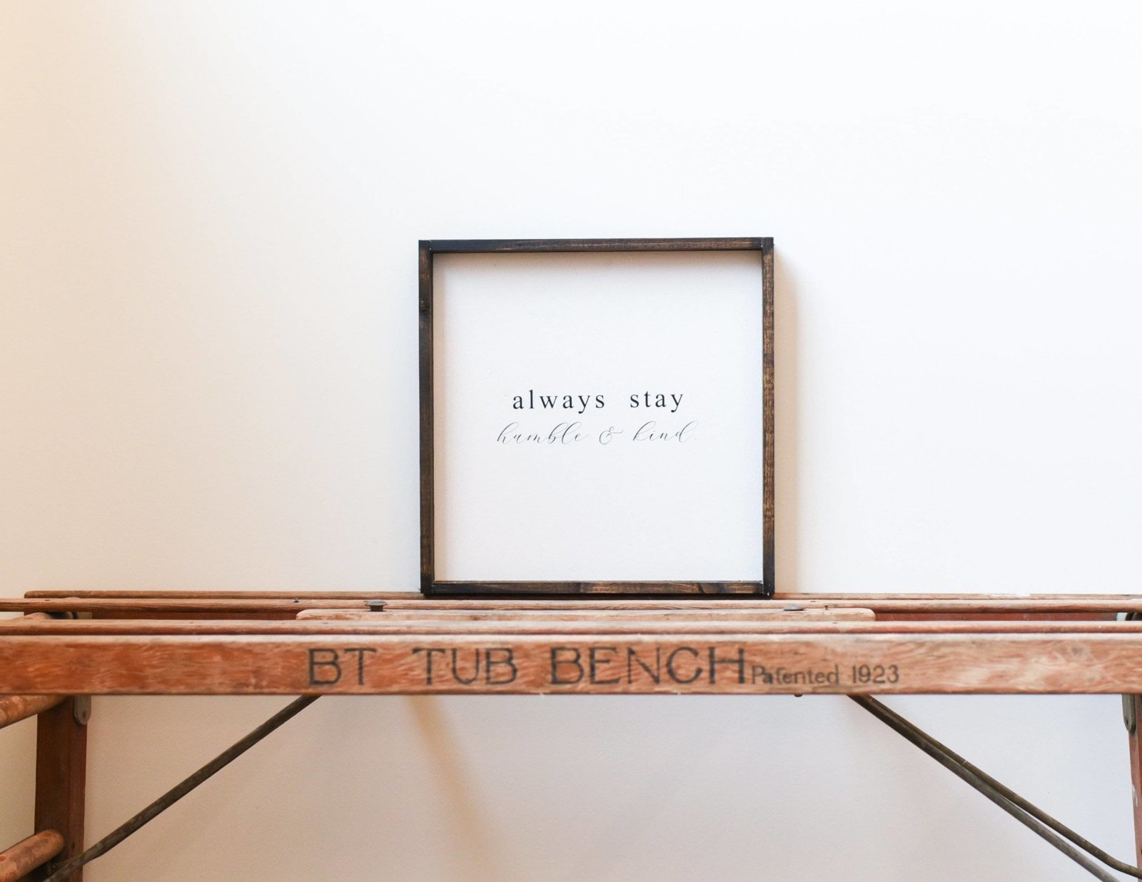 Always Stay Humble & Kind Wood Sign – Wall Art Quote - AURABAGS SHOP