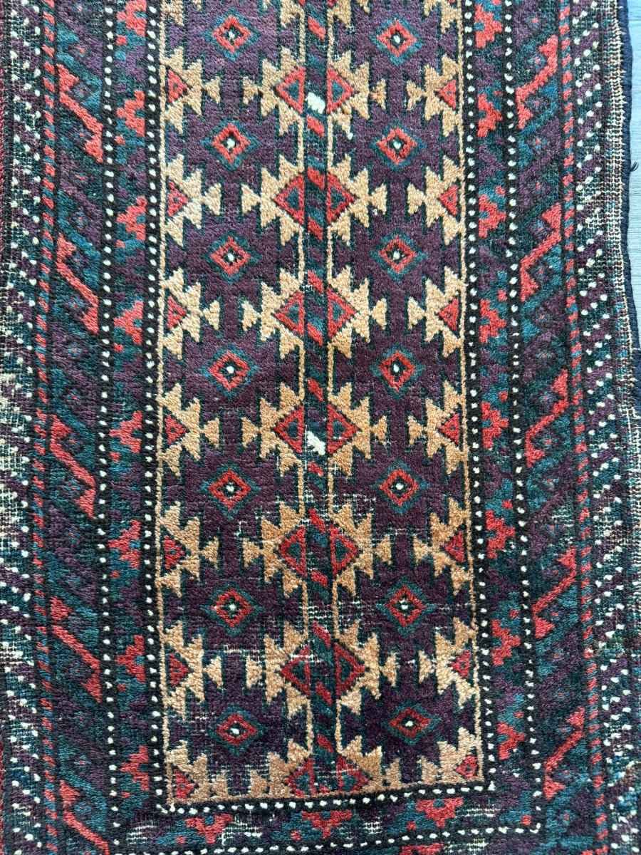 Antique Baluch Bag Face Rug | 1' 6" x 3'