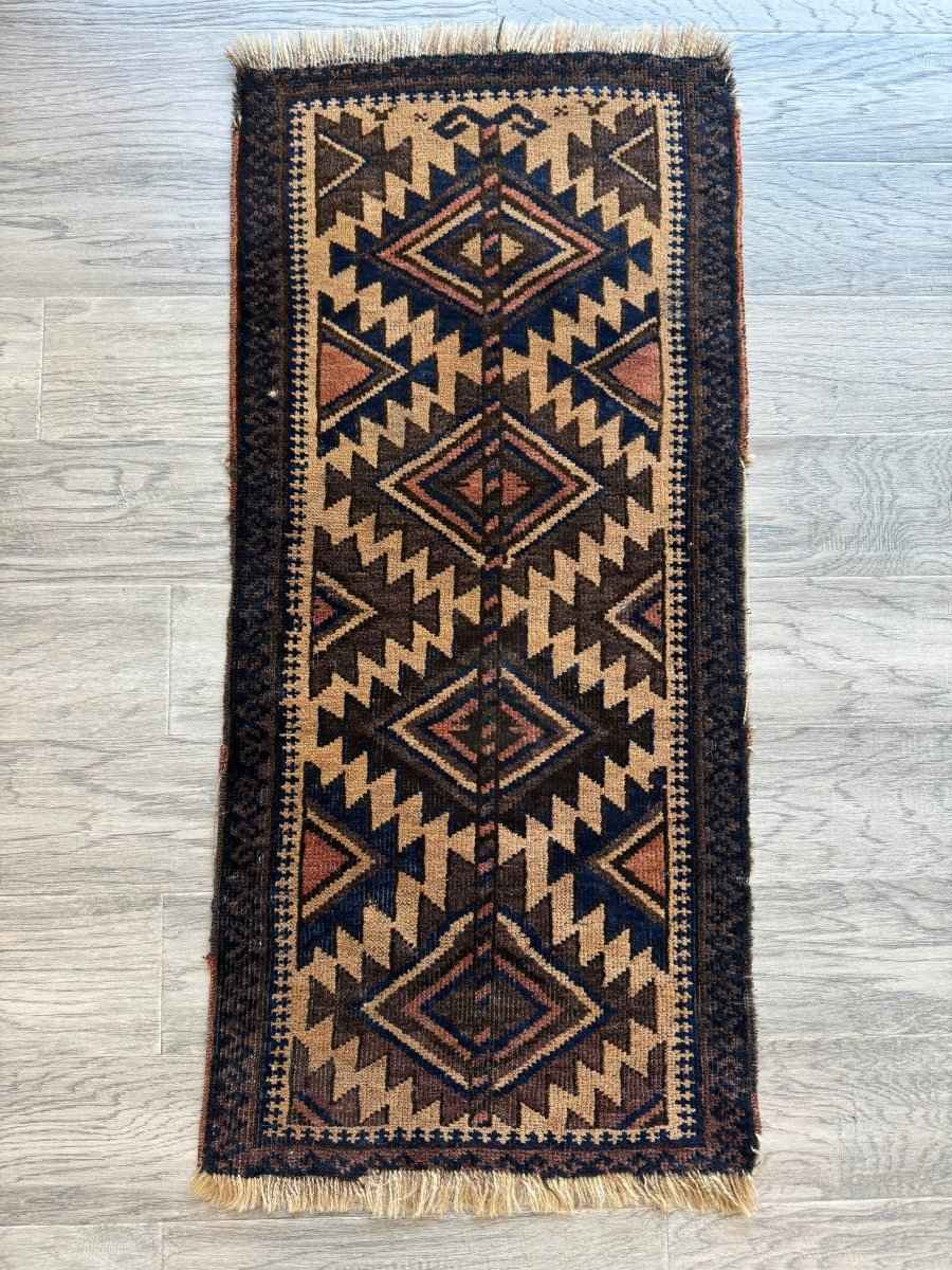 Antique Baluch Bag Face Rug | 1' 6" x 3' 2"