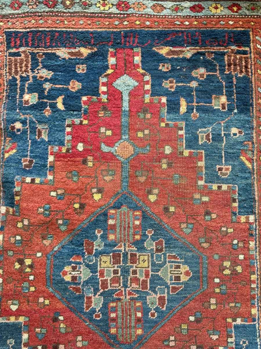 On Hold for Todd - Antique Bidjar Runner Rug | 3' 3" x 14' 1"