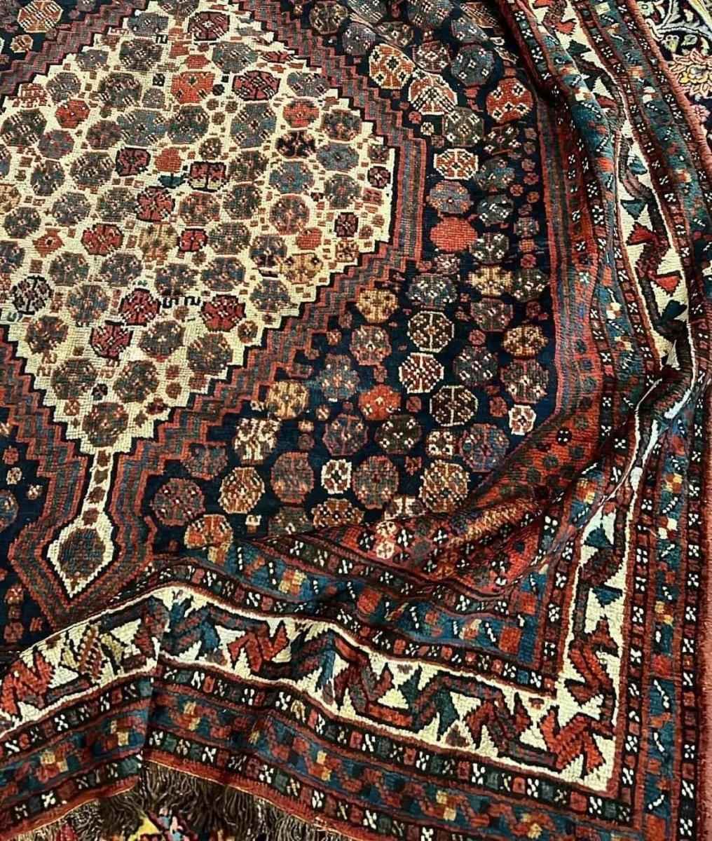 Antique Khamseh rug| 11’6”x5’7”