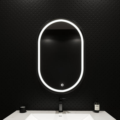 Arco Sense LED Bathroom Mirror, Dimmable, Copper-Free HD Silver Mirror – 22"x34" / 26"x34" / 28"x36"