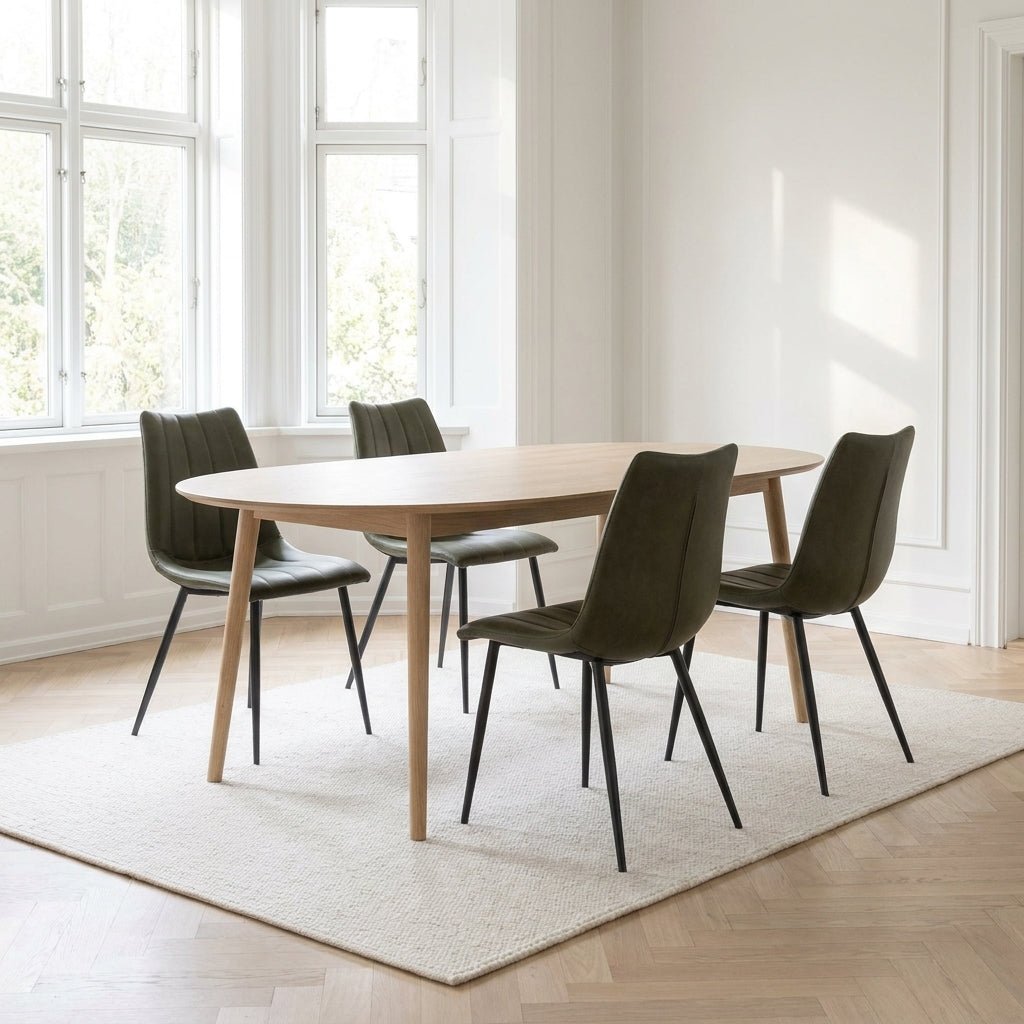 Arlo Dining Chair Dark Green (Set of Two)