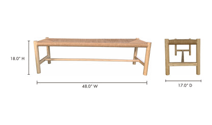 Ashworth Small Bench