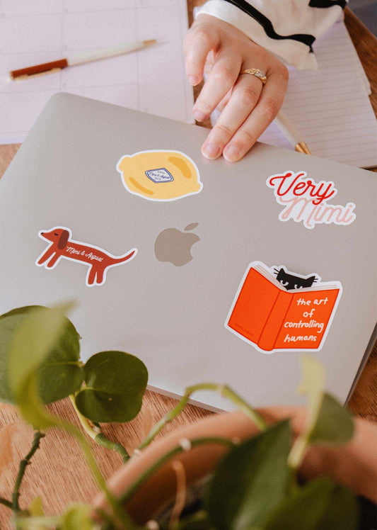 The art of controlling humans - Vinyl Sticker