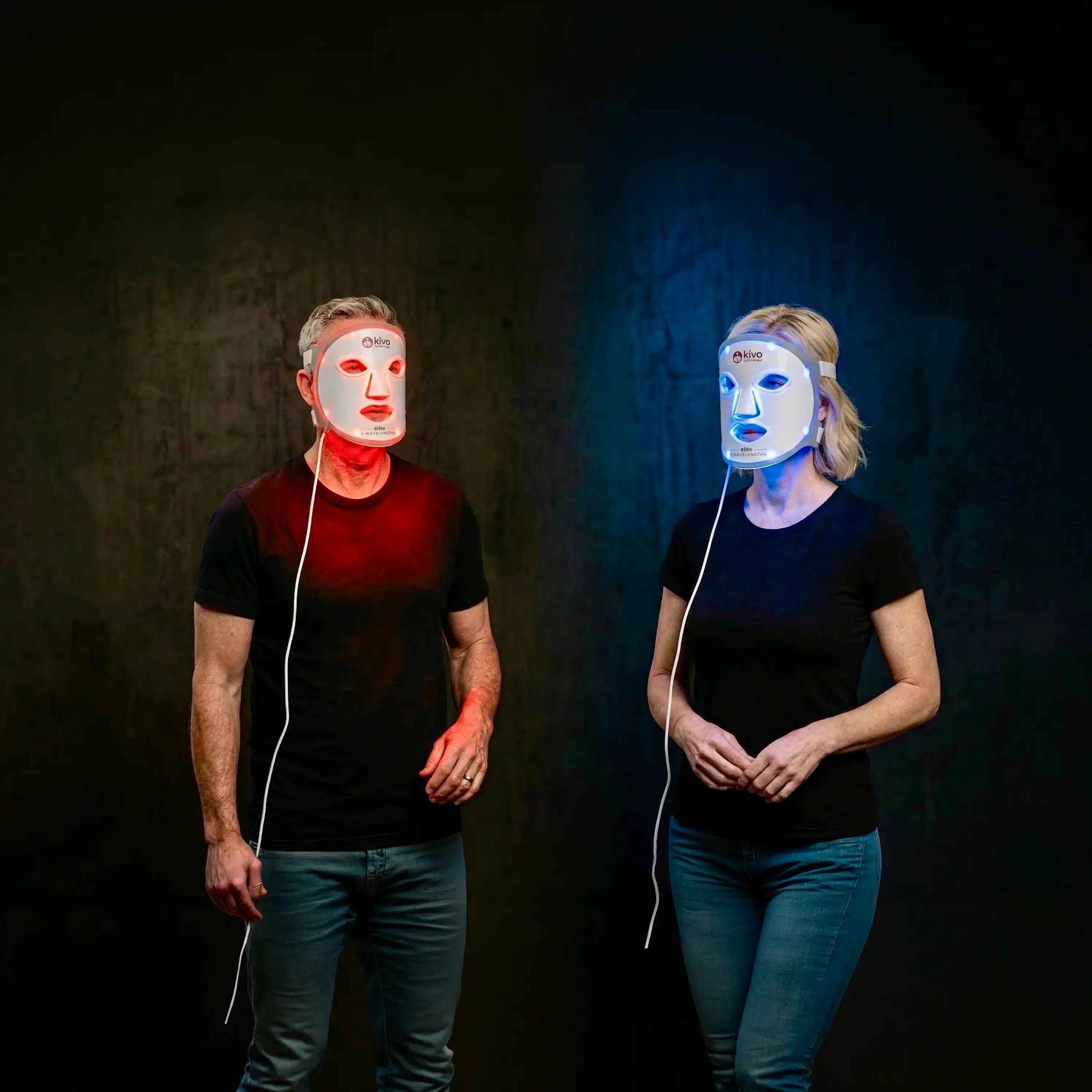 Kivo Elite Face: Blue, Yellow, Near-Infrared, and Red Light Therapy Mask