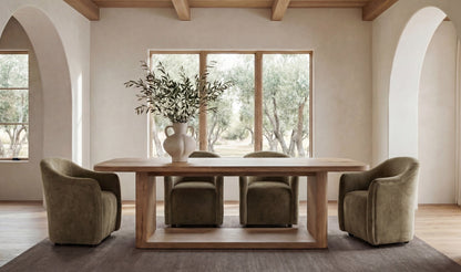 Bramwell Dining Table Rustic Oak