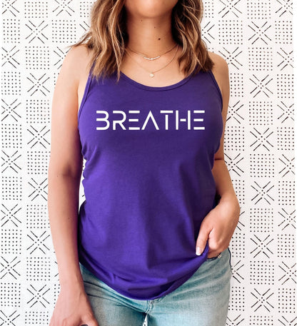 BREATHE Yoga Tank Top